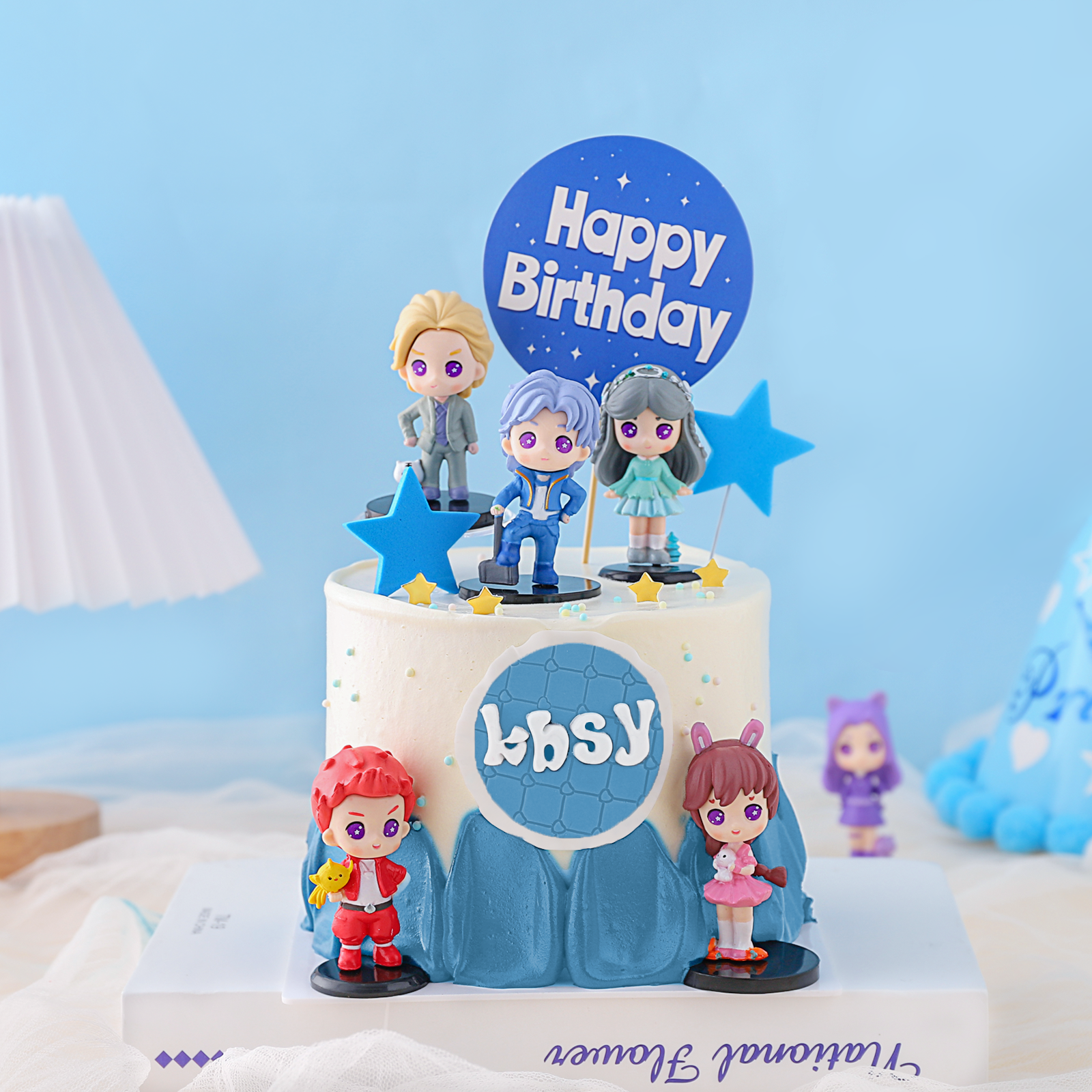 斗罗大陆唐三小舞史莱克蛋糕装饰