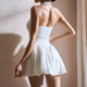 yuyou yoyomeat 발레 스타일 섹시한 꽃 새싹 스커트 홀터 넥 백 스포츠 드레스 Quick Drying Fitness Tennis Skirt yuyou yoyomeat 발레 스타일 섹시한 꽃 새싹 스커트 홀터 넥 백 스포츠 드레스 Quick Drying Fitness Tennis Skirt