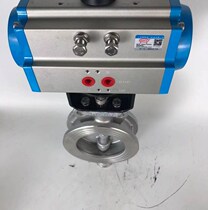 Stainless steel pneumatic clamp hard seal butterfly valve D673W - 16P steam gasoline cut - off adjustment valve