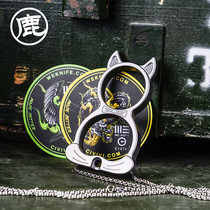 WE KNIFE outdoor multi-purpose equipment daily EDC portable tools pendulum defense cute Meow window breaker