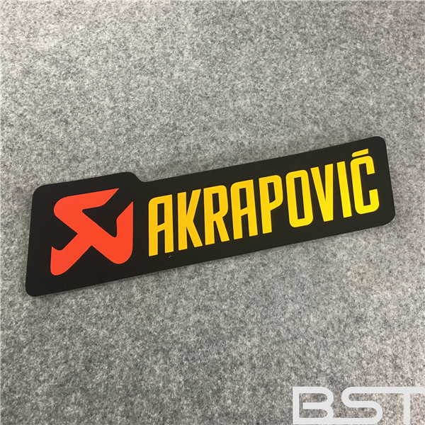 天蝎排气logo akrapovic改装车贴 改装品牌 划痕贴 反光贴 排气贴