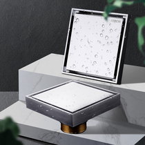 Wrigley invisible floor drain bathroom household shower room dry and wet universal stainless steel anti-blocking deodorant inner core large displacement