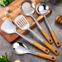 New stainless steel padded spatula spatula spoon porridge rice spoon household set anti-hot cooking stir-fry shovel