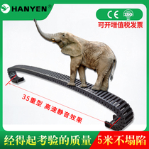 High-speed silent drag chain engraving machine manipulator engineering nylon transmission chain light heavy duty Bridge tank chain