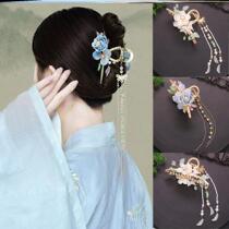 National Wind Grip with large number of ancient wind oversized retro shark clip Pellet Head Disc Hair rear Brain Spoon Hair Multihanfu Headwear