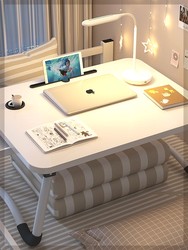 Bed study table small table computer table winter dormitory foldable student lazy upper bunk laptop stand table