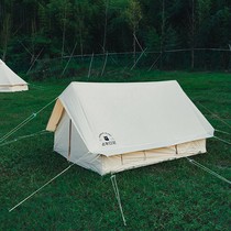 Outdoor Tent Portable Camping Thicken Rain Protection Camping Lodge Folded Anti-Rain Wind Roof Ridge Camp Equipment