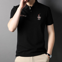 Ji Shi Zhe's new young man with pure cotton Polo short-sleeved t-shirt embroidering male high-end compassionate business men's clothing