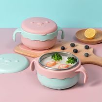 Special bowl for children Cutlery Cutlery Cutlery Bowl Baby Coveting Bowl Baby Special Insulation 316 Suction Cups Unwashed Insulation