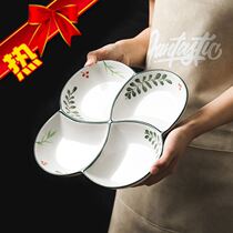 Onion ginger and garlic sub-plate plate with dishes