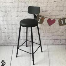 Computer chair high chair bar chair wrought iron shop lounge European sales office hair salon back chair chair chair drinks