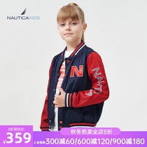 NAUTICA KIDS notika women jacket 2021 autumn winter season new baseball jacket windproof tide