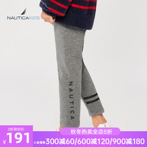 NAUTICA KIDS notika childrens clothing girls trousers 2021 autumn season new childrens leggings