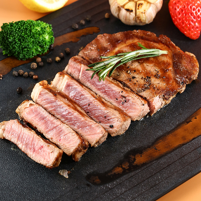 原切0添加西冷 眼肉牛排套餐8片(热品库)