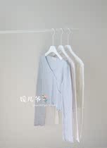 (Spot second hair)South Korea Lucyalice ballet dance practice warm-up warm-up small shirt three colors