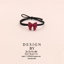 Hair Rope Girl Knot Hair Ring South Korea Wind Head Rope Lady Cute Sweet minimalist Temperament Han Edition Zama Tail