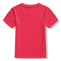 Children taekwondo T-shirt short sleeve pure cotton Summer men and women Compassionate Cardigan print LOGO speed dry work clothes