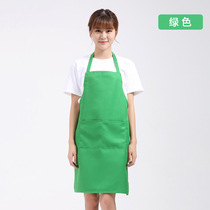 Catering Apron Customised Logo Print Character Commercial Kitchen Pure Cotton Waterproof Oil Proof Made Hotel Restaurant Work Clothes Woman