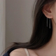 Meifei Sterling Silver Bead Doudou 여학생을위한 안티 알레르기 이어 케이블 단순한 성격 짧은 기질이 귀걸이은 보석 Meifei Sterling Silver Bead Doudou 여학생을위한 안티 알레르기 이어 케이블 단순한 성격 짧은 기질이 귀걸이은 보석