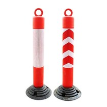 Non-tumbler warning column elastic column isolation column protective column induction column split detachable and anti-crash column