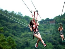 Scenic area Zingle equipment Net red project high-altitude zonal flying Weiya equipment ropeway transport trapeze manufacturer