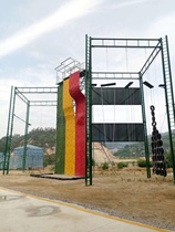 Large-scale high-altitude expansion equipment adult team building youth research base outdoor expansion rock climbing wall psychological training