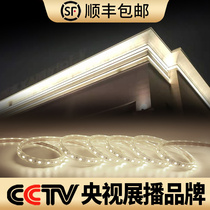 Neutral light strip outdoor waterproof LED strip Natural light 4000K color temperature exterior wall strip wall contour light