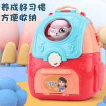Little Ling Childrens Play Toy Girl Backpack Simulation Kitten Dog Pet Toy Birthday Gift 3-6 Years 5