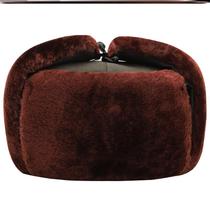 Lokomotiv Hat Lei Feng Hat Male Dad Northeast Cold-proof Cycling Ear Protection Thickened Warm Old People Lokomotiv Cotton Hat