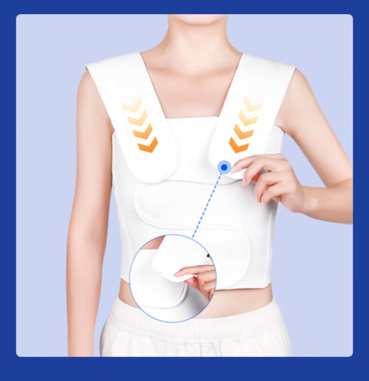 医用乳腺术后压力绷带胸部加压带增强型弹力胸带乳腺结节专用护胸