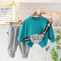 Children's Guard Clothes Set 2022 New Spring Package Clothes Fashionable Children Spring and Autumn Leisure Two Picks