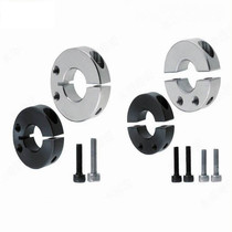 Cut-type lock shaft ring separated type fixed ring side mounting type positioning ring aluminium alloy SCJS SCJP20 25