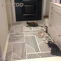 Ground mat doorway Closed Foot Footbed Net Red Ins Bedroom Bedside Large Area Anti-Slip Ground Mat Home Entry Doormat