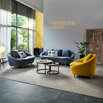 Office Business sofa minimalist modern Nordic light extravaganza Conference Reception Leisure cloth Size Family-style Tea Table Combinations