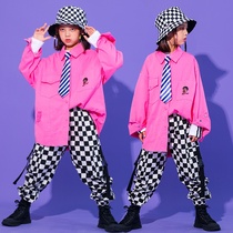 Children's Street Dance Suit Boys Hip Hip-hop Loose Chidge Fly Street Cool Girl Jazz Dance Hip Show