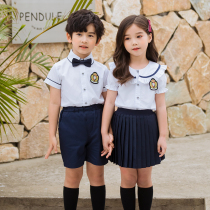 New Kindergarten Garden Suit Summer Clothing Big Class Graduation Photo Clothing Elementary School Kids Class Clothes Summer Children School Suit Suit