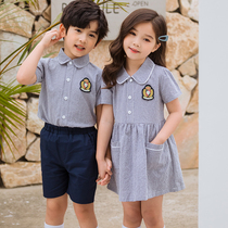 Primary school students Class uniforms in summer clothing Inn Wind class Graduation Clothing photo clothes Kindergarten Garden Suit Children School Suit Suit