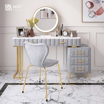 Light Extravagant Dresden Mesh Red Ins Wind Modern Minima Small Family Type Bedroom Nordic Marble Makeup Table Makeup Table