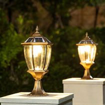 Post lamp solar lamp outdoor wall lamp waterproof garden lamp door post lamp villa courtyard wall head lamp gate lamp