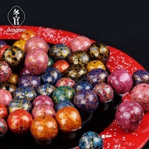 donguan Dongguan lacquerware Lacquer beads Single beads Hand string Buddha beads Wen play accessories with beads Full size old beads