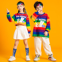 Childrens Street Dance Performance Suit Boy Primary School Boy Hip Hop Suit Girl Kindergarten Games Cheerleading
