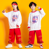 Childrens street dance to serve boy China Wind China Chautide Patriotic girls Games Rack Subdrum Performance Suit