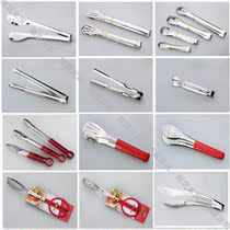 Stainless steel clip tableware stainless steel food clip food clip barbecue clip cafeteria clip cafeteria clip barbecue cake noodles