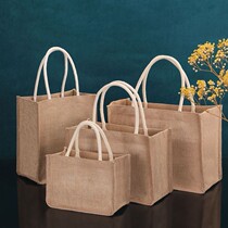 Cake bag hand bag women out linen gift bag diy environmental storage bag shopping bag waterproof cloth