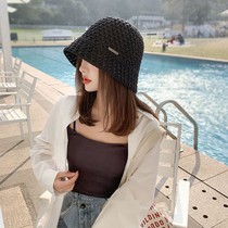 Hat suitable for round face spring hat female New Spring Summer ins tide fisherman hat Joker Korean version suitable for round face
