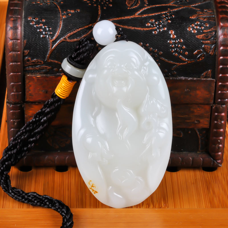 factory direct sales of xinjiang hetian white jade pieces of white jade fortune leather, hand pieces of seed material, pieces of old pit material