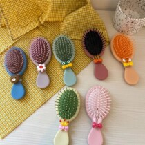 Cartoon Cute Maiden Air Cushion Comb High Face Value Small Ear Portable Personality Print Comb Mini Massage Small Comb