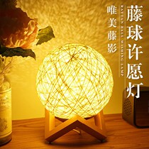 Creative Ins Desk Lamp Bedroom Bed Head Cabinet Net Red Little Night Light Bedroom Soft Light Romantic Dream Young Girl Usb Light Sleep