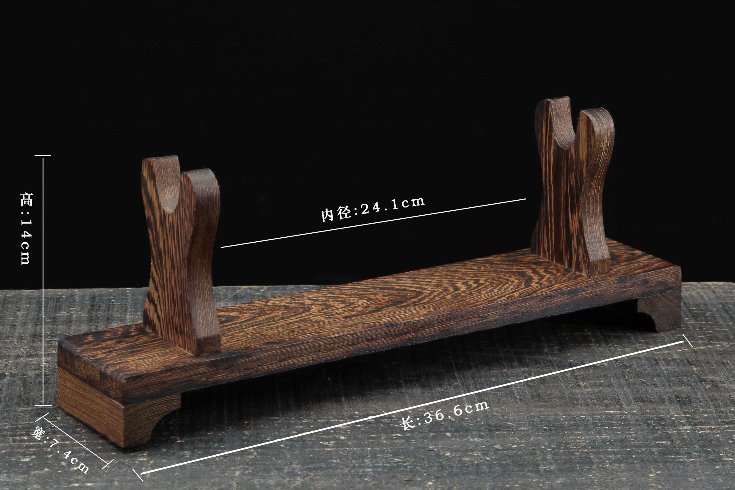 剑架立式行训练场刀架单层刀剑展览架稳定兵器木质架子礼品