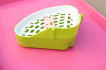 Rabbit toilet Chinchilla Dutch pig Rabbit Triangle potty urinal Large small pet rabbit supplies toilet